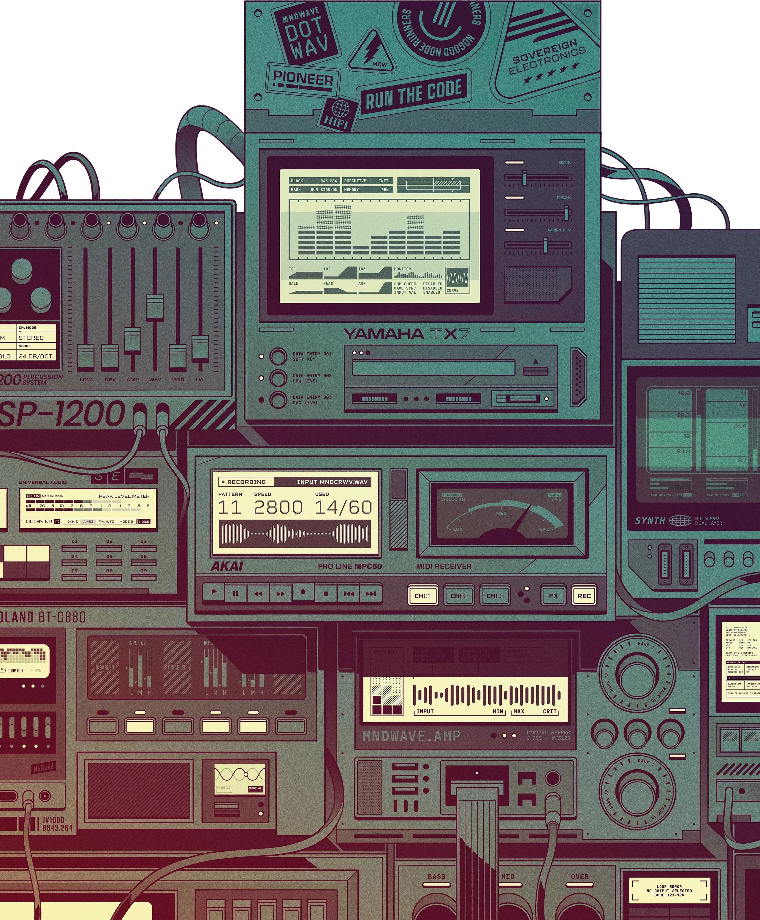 Electronic background